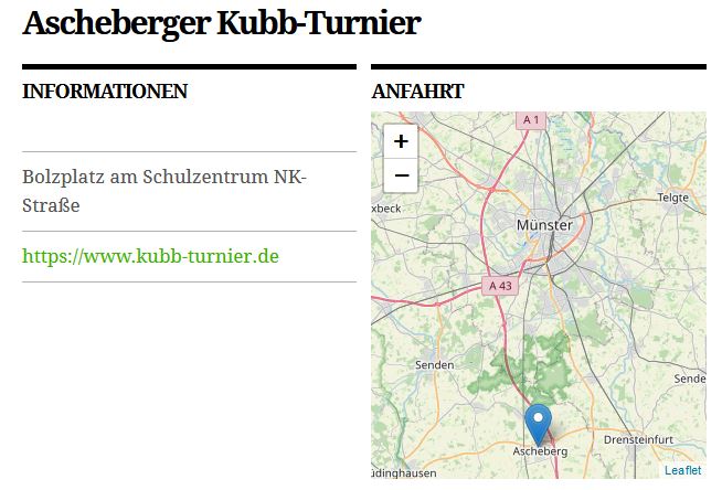 Ascheberger Kubb Turnier Wikingerschach Münster