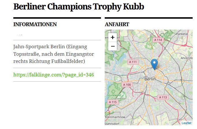 Berliner Champions Trophy Wikingerschach Turnier Parkspiel