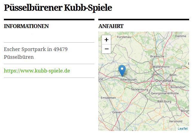 Püsselbürener Kubb Spiele Wikingerschach Turnier Osnabrück