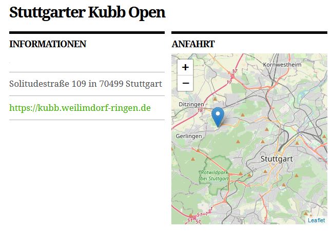 Stuttgarter Kubb Open Wikingerschach Turnier Baden-Württemberg